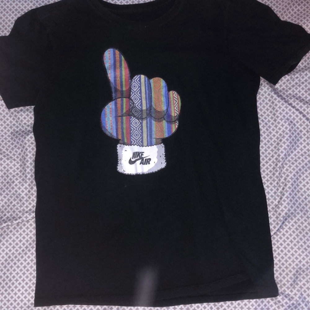 Multi colored Air Nike tee.